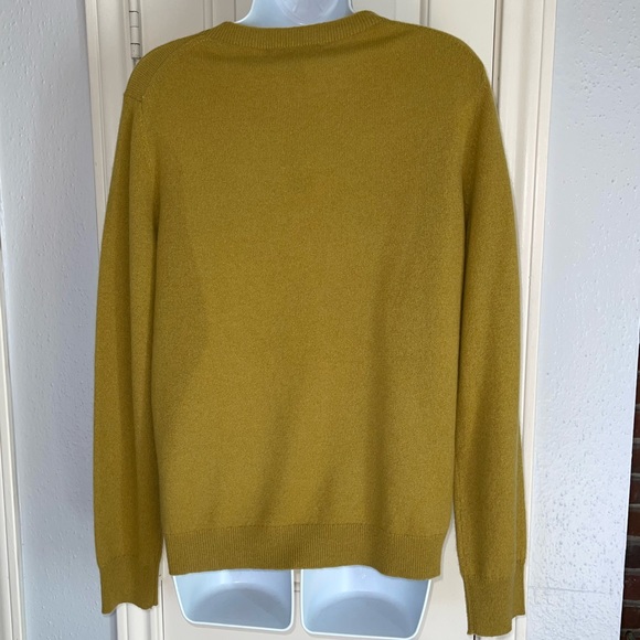 Antonio Melani Cameron Cashmere Crew Neck Sweater. Color-Pear. Large. NWT! - Picture 3 of 10